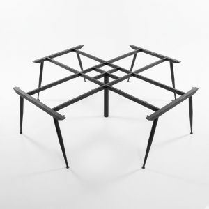 Chân sắt lắp ráp dùng cho bàn cụm 4 chữ thập 240x240cm HCCO024