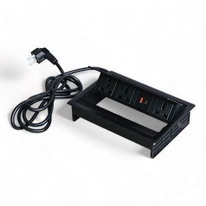 Hộp cắm điện âm bàn nắp bật HOEXH303AC Hộp cắm điện âm bàn nắp bật HOEXH303AC
