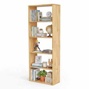 Kệ sách 5 tầng 60x28x160cm gỗ cao su KS68215