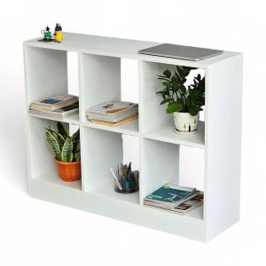 Kệ sách ô vuông đặt thấp 100x30x78cm gỗ cao su KS68216 Kệ sách ô vuông đặt thấp 100x30x78cm gỗ cao su KS68216