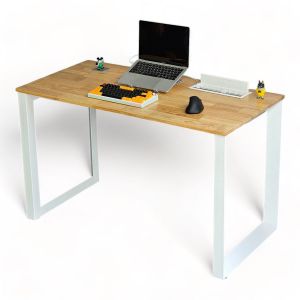 Bàn làm việc có nắp hộp điện 120x60cm gỗ cao su chân sắt lắp ráp hệ Trian HBTA023 Bàn làm việc có nắp hộp điện 120x60cm gỗ cao su chân sắt lắp ráp hệ Trian HBTA023