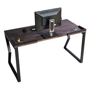 Bàn làm việc 140x70cm gỗ tràm chân sắt lắp hệ MConcept HBMC035 Bàn làm việc 140x70cm gỗ tràm chân sắt lắp hệ MConcept HBMC035
