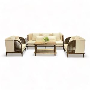 Combo bộ bàn ghế sofa INDOCHI gỗ tần bì CBSF68033 Combo bộ bàn ghế sofa INDOCHI gỗ tần bì CBSF68033
