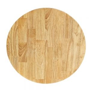 Mặt bàn tròn đường kính 60cm gỗ cao su dày 17mm đã xử lý chống thấm MB043