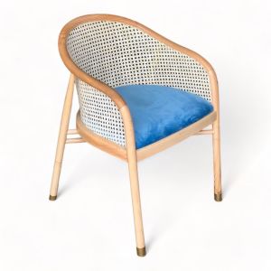 Ghế CAVALLO lưng lưới mắt cáo khung gỗ sồi Ash GCF176