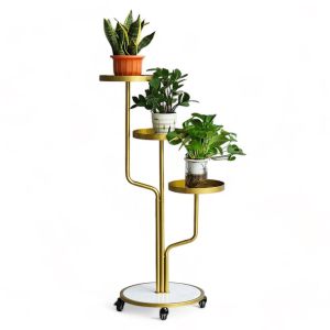 Giá để cây xanh trang trí di động 55x39x109cm khung sắt đế mặt đá KTB68148 Giá để cây xanh trang trí di động 55x39x109cm khung sắt đế mặt đá KTB68148