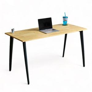 Bàn làm việc 140x60cm gỗ plywood chân sắt hệ Đa Giác HDG004 Bàn làm việc 140x60cm gỗ plywood chân sắt hệ Đa Giác HDG004