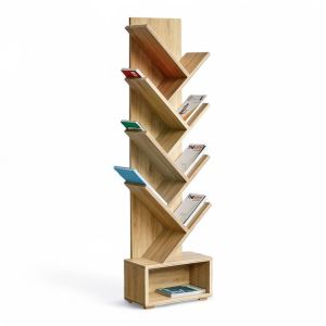 Kệ sách trang trí hình nhánh cây gỗ plywood KS68219 Kệ sách trang trí hình nhánh cây gỗ plywood KS68219