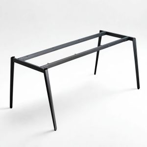 Chân sắt lắp ráp cho bàn họp 180x90cm hệ Đa Giác sơn tĩnh điện CHDG014