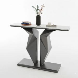 Bàn Console DEAS 120x30x85cm chân sắt mặt đá CST064