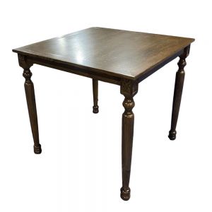 Bàn ăn Louis vuông 80x80cm chân gỗ họa tiết gỗ sồi BA68175 Bàn ăn Louis vuông 80x80cm chân gỗ họa tiết gỗ sồi BA68175