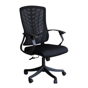 Ghế xoay văn phòng lưng lưới chân nhựa GAK855 Ghế xoay văn phòng lưng lưới chân nhựa GAK855