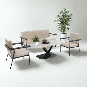 Combo bộ bàn ghế Sofa bọc nệm da simili CBSF68052 Combo bộ bàn ghế Sofa bọc nệm da simili CBSF68052