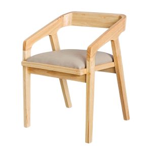 Ghế lưng tựa gỗ cao su bọc nệm GCF194