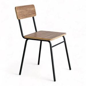 Ghế lưng tựa gỗ plywood khung sắt sơn tĩnh điện GCF195 Ghế lưng tựa gỗ plywood khung sắt sơn tĩnh điện GCF195