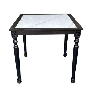 Bàn ăn Louis vuông 80x80cm mặt đá khung gỗ Ash BA68189 Bàn ăn Louis vuông 80x80cm mặt đá khung gỗ Ash BA68189