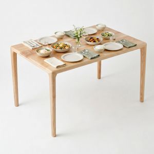 Bàn ăn Neva chữ nhật gỗ Ash BA68187