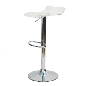 Ghế bar nhựa Arcylic chân xoay nâng hạ GAK-631 Ghế bar nhựa Arcylic chân xoay nâng hạ GAK-631