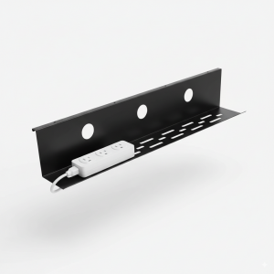 Khay đỡ dây diện gắn dưới bàn 60/100cm sắt sơn tĩnh điện WH1000 Khay đỡ dây diện gắn dưới bàn 60/100cm sắt sơn tĩnh điện WH1000