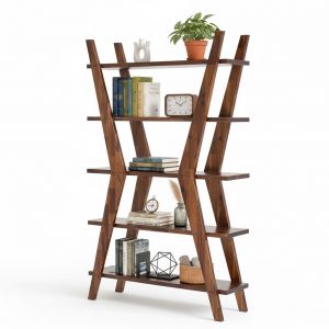 Kệ trang trí 5 tầng 100x30x160cm gỗ tràm KS68236 Kệ trang trí 5 tầng 100x30x160cm gỗ tràm KS68236
