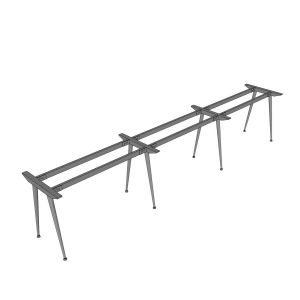 Chân sắt lắp ráp cho bàn cụm 3 360x60cm hệ CONE HCCO027