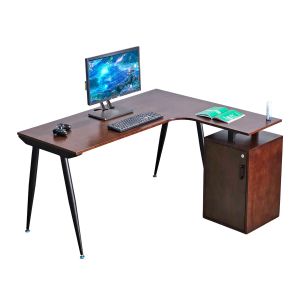 Bàn góc L chân gác tủ 140x120cm gỗ cao su chân hệ CONE HBCO059 Bàn góc L chân gác tủ 140x120cm gỗ cao su chân hệ CONE HBCO059