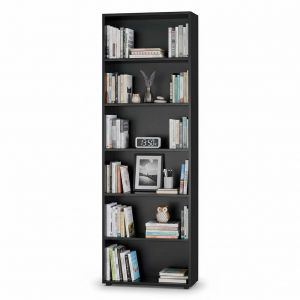 Kệ sách 6 tầng 60x25x180cm gỗ cao su KS68239