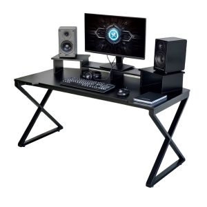 Bàn phòng thu StudioDesk gỗ cao su chân chữ X SD68018