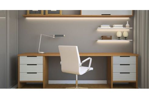 biến phòng khách thành nơi làm việc