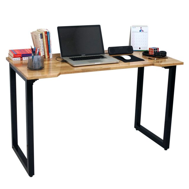 Bàn làm việc chân gấp 120x60cm gỗ cao su SPD68003