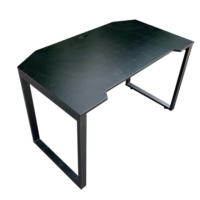 Bàn GamingDesk 120x70cm gỗ cao su PU đen chân sắt lắp ráp GD68008 Bàn GamingDesk 120x70cm gỗ cao su PU đen chân sắt lắp ráp GD68008