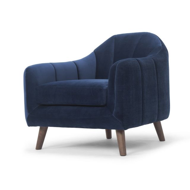 Ghế sofa đơn bọc vải nhung nhiều màu GSD68007 Ghế sofa đơn bọc vải nhung nhiều màu GSD68007