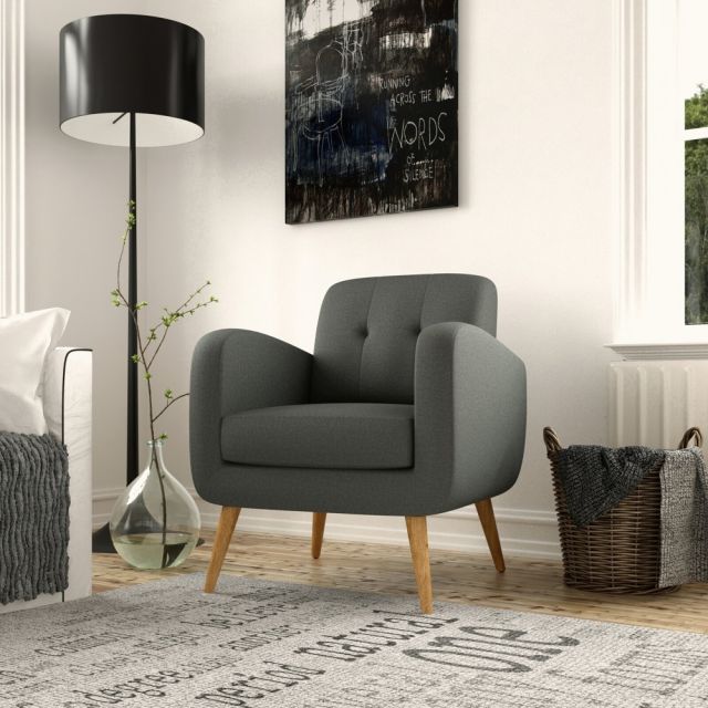 Ghế sofa đơn chân gỗ nhiều màu GSD68001