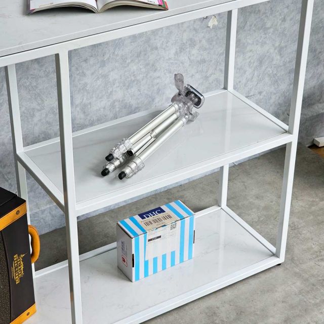 Bàn console POSY khung sắt mặt đá CST043
