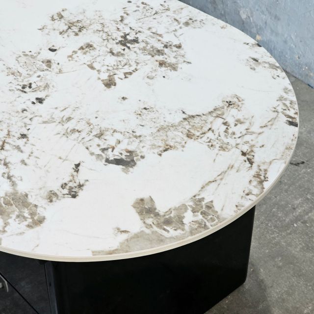 Bàn sofa có ngăn kéo 120x60cm mặt đá ceramic chân sắt  TT68302 Bàn sofa có ngăn kéo 120x60cm mặt đá ceramic chân sắt  TT68302