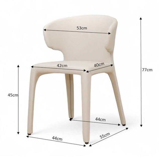 Ghế ăn bọc full da simili cao cấp GAK343