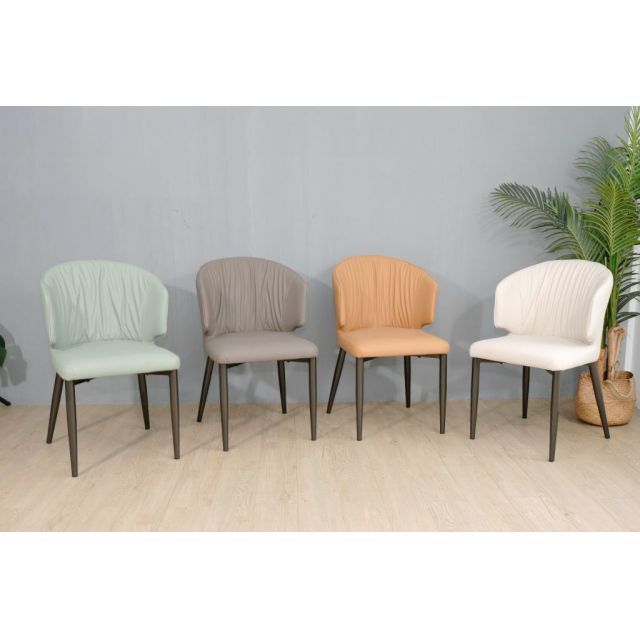 Ghế ăn bọc nệm Si chân sắt sỡn tĩnh điện GAK135