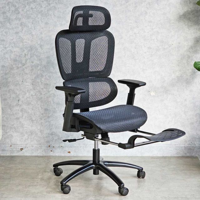 Ghế lưới văn phòng có tựa đầu chuẩn Ergonomic HOGVP164