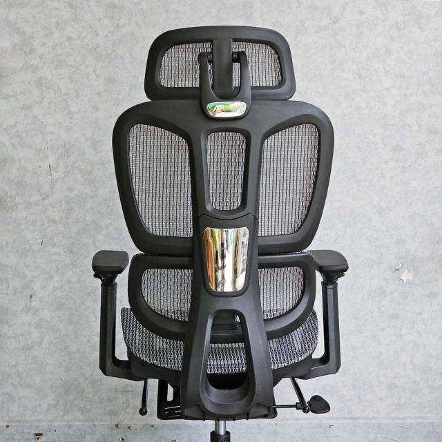 Ghế lưới văn phòng có tựa đầu Ergonomic màu xám HOGVP165