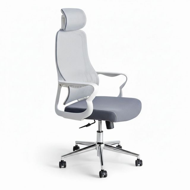 Ghế xoay văn phòng lưng lưới có tựa đầu GAK825