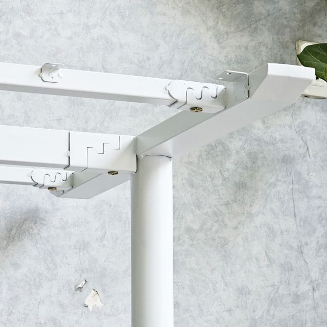 Chân sắt lắp ráp cho bàn 160x80cm hệ TIO sơn tĩnh điện HCTO010