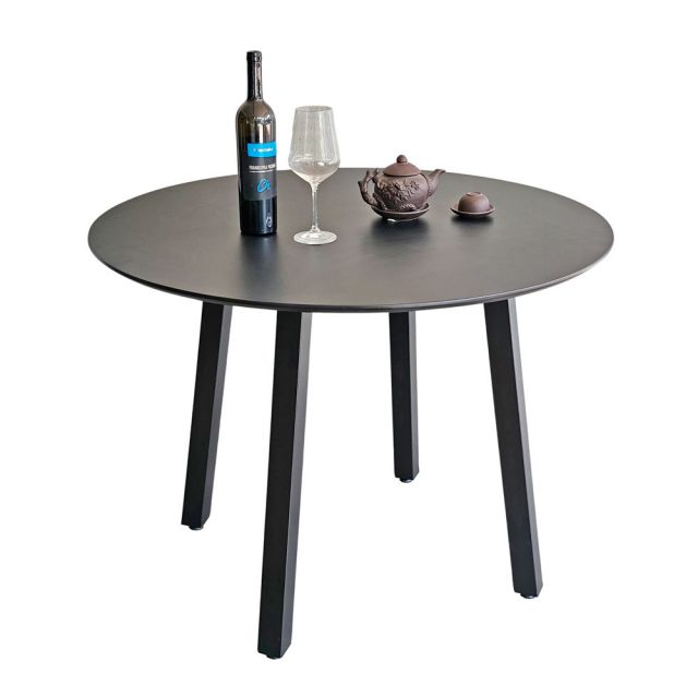 Bàn ăn tròn Gerda 1m gỗ cao su BA68197 Bàn ăn tròn Gerda 1m gỗ cao su BA68197