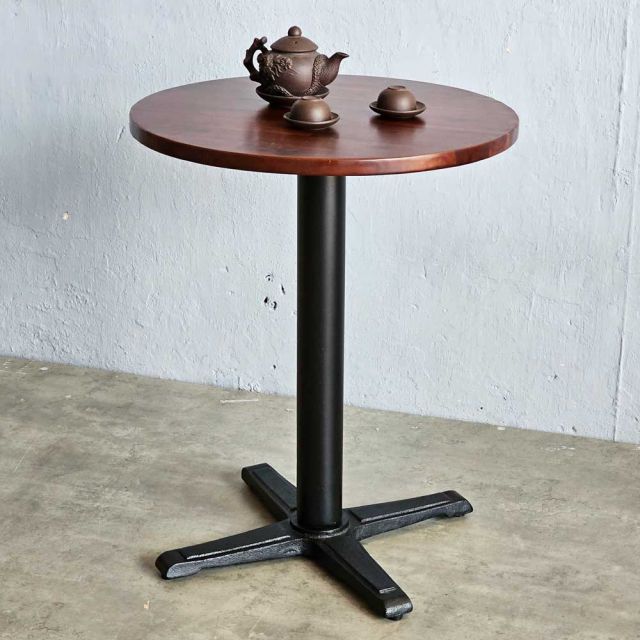 Bàn cafe tròn đk 60cm gỗ tràm CFD68229