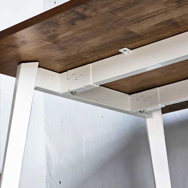 Bàn làm việc 160x80cm gỗ cao su hệ Đa Giác HDG020