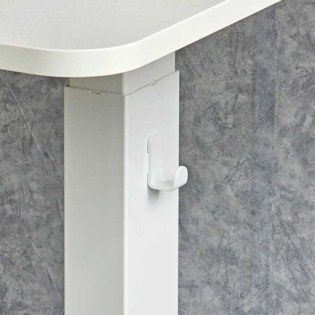 Bàn nâng hạ 80x56cm ben khí mặt bàn gỗ MFC FWS12-2