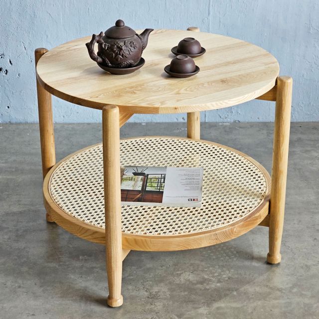 Bàn sofa phòng khách gỗ sồi cao cấp TT68246