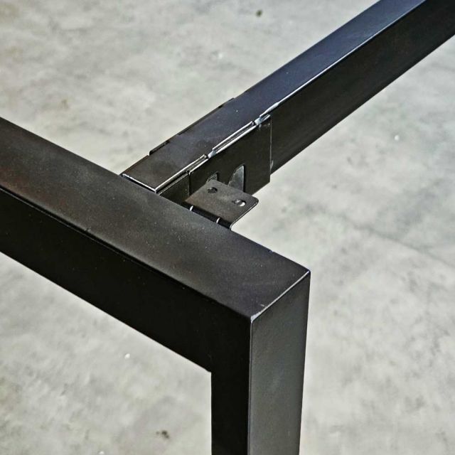 Chân sắt lắp ráp cho bàn cụm 200x120cm sơn tĩnh điện HCRT034