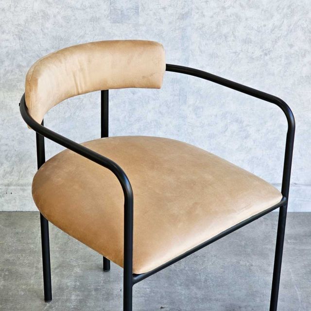Ghế sofa đơn khung sắt nệm vải TTG002