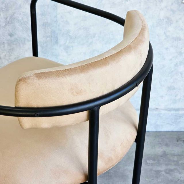 Ghế sofa đơn khung sắt nệm vải TTG002