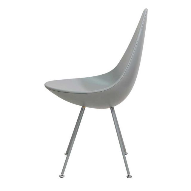 Ghế cafe giọt nước nhựa ABS chân sắt GAK8112